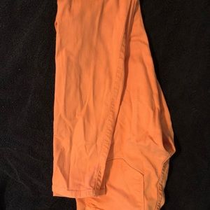 Orange skinny jeans. Size 29 brand flying monkey